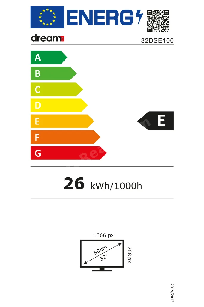32DSE100 - 32" 82 Ekran Uydu Alıcılı Smart Wifi HD Led TV