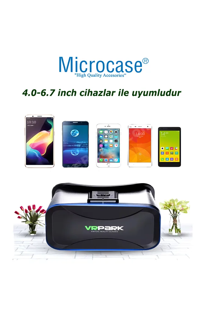 VRPARK  V7  3D Sanal Gerçeklik Gözlüğü + VR Kablosuz Bluetooth Kumanda-AL4749