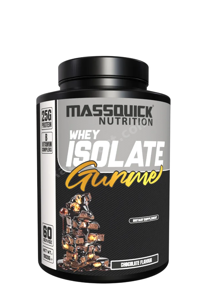 İSOLATE WHEY Çikolata Aromalı - 1800g - 60 Servis
