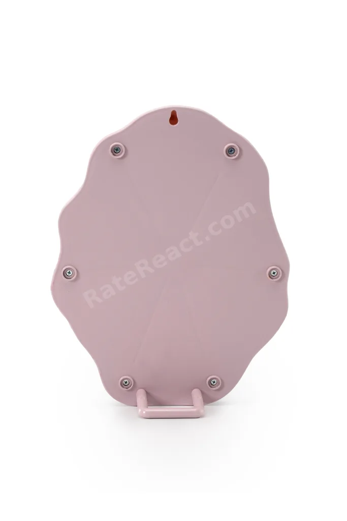 Modern bulut formlu makyaj aynası , takı tabağı , duvar aynası mat pembe renk