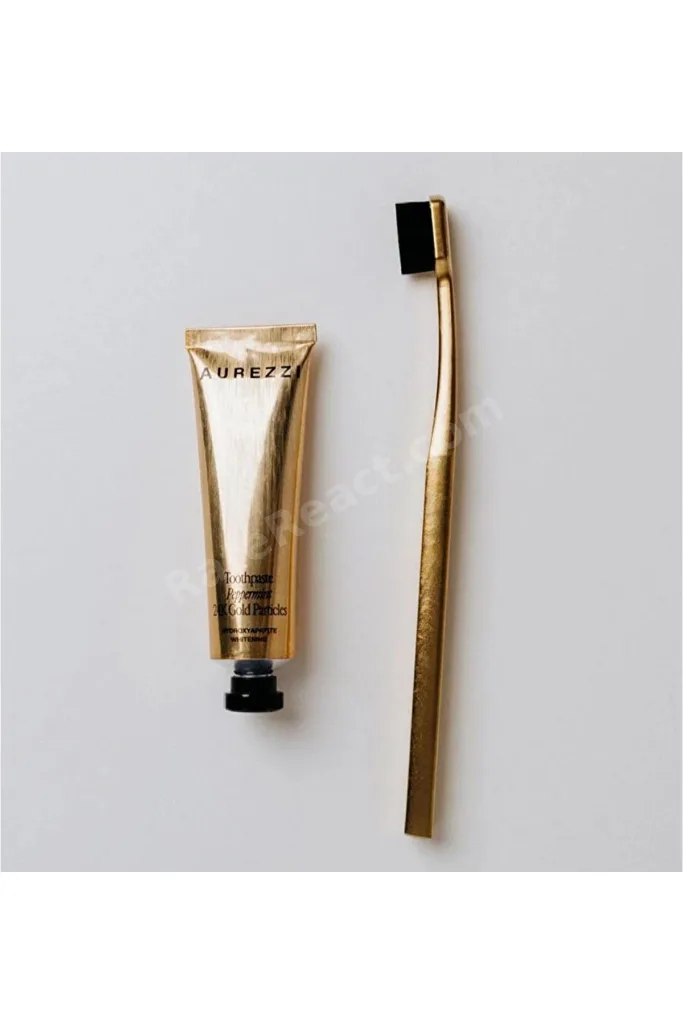 Travel Mini Gold Menthol Gold Diş Macunu 25 ml+ Gold White Soft Diş Fırçası İkili Set Elsbeauty