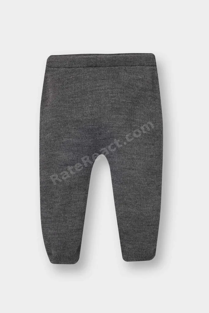 3'lü Takım Triko Yelek Uzun Kollu Çıtçıtlı Body Pantolon Erkek Bebek C9597A524AU