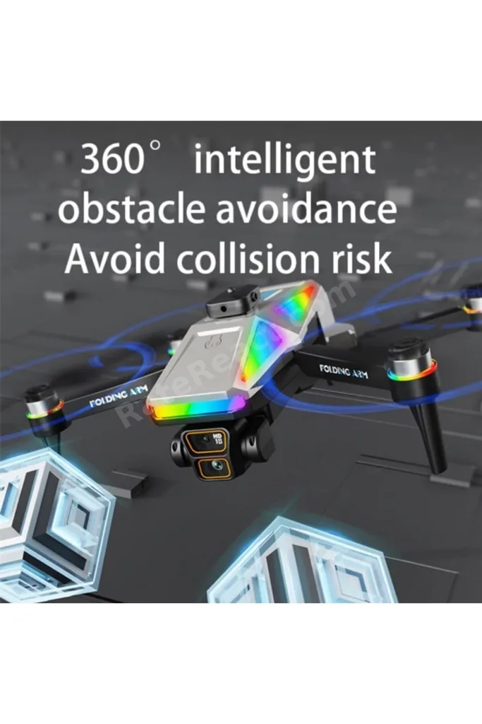 TrendySell S5 Pro Akıllı Drone Katlanabilir ve 4K HD Kameralı Çift Lensli Yüksek Hızlı Çocuklar İçin