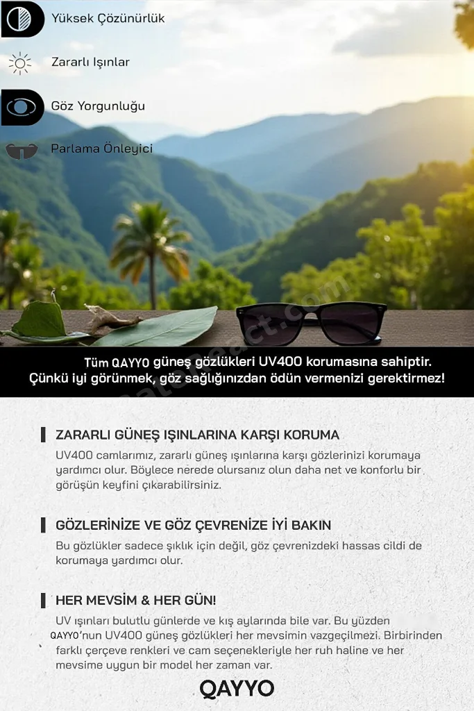 Polic Damla Siyah Metal 2026 MODEL Uv400 Unisex Tasarım Güneş Gözlüğü