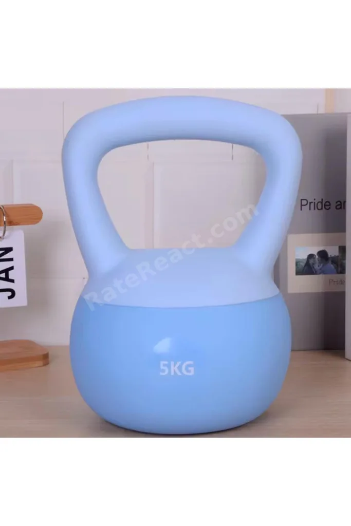 5 Kg Soft Kettlebell Yumuşak Tabanlı Metal Kumlu Ses Yapmaz Darbeye Dayanıklı