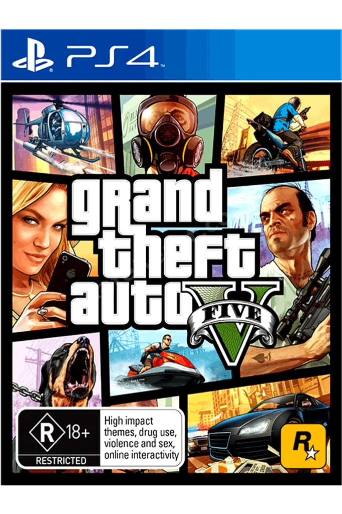 GTA 5 Grand Theft Auto 5 Standart Editon Ps4 ve Ps5 Uyumlu Dijital