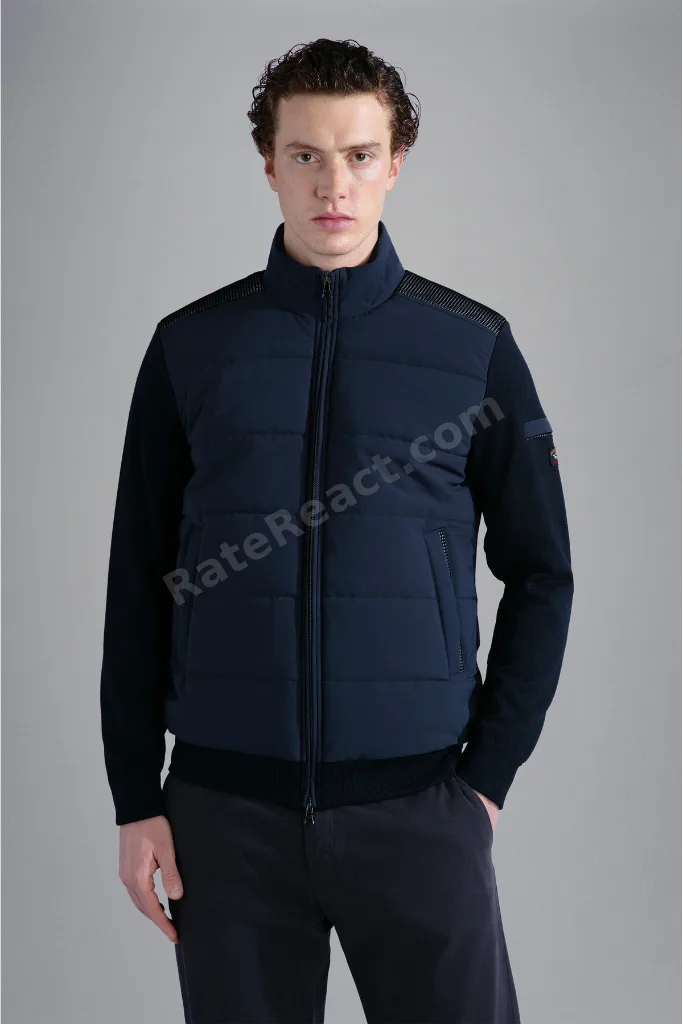 MEN'S ZIPPED PULLOVER C.W. WOOL