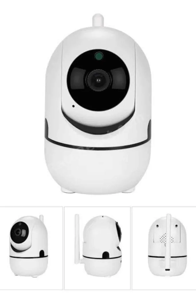 Baby Kamera Kablosuz 720P Beyaz 360 Derece Wifi Kamera Full HD 1080p NemereTechno