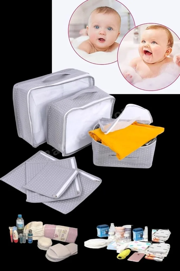 TTKTEKNOLOJİ 6 PARÇA BEBEK BAKIM Çantası Bebek Doğum Çantası TTKTEKNOLOJİ 2026 395519