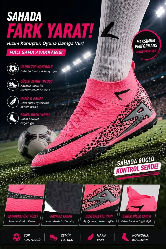Air Superfly Yarı Profesyonel Çoraplı Çim-Halı Saha Ayakkabısı
