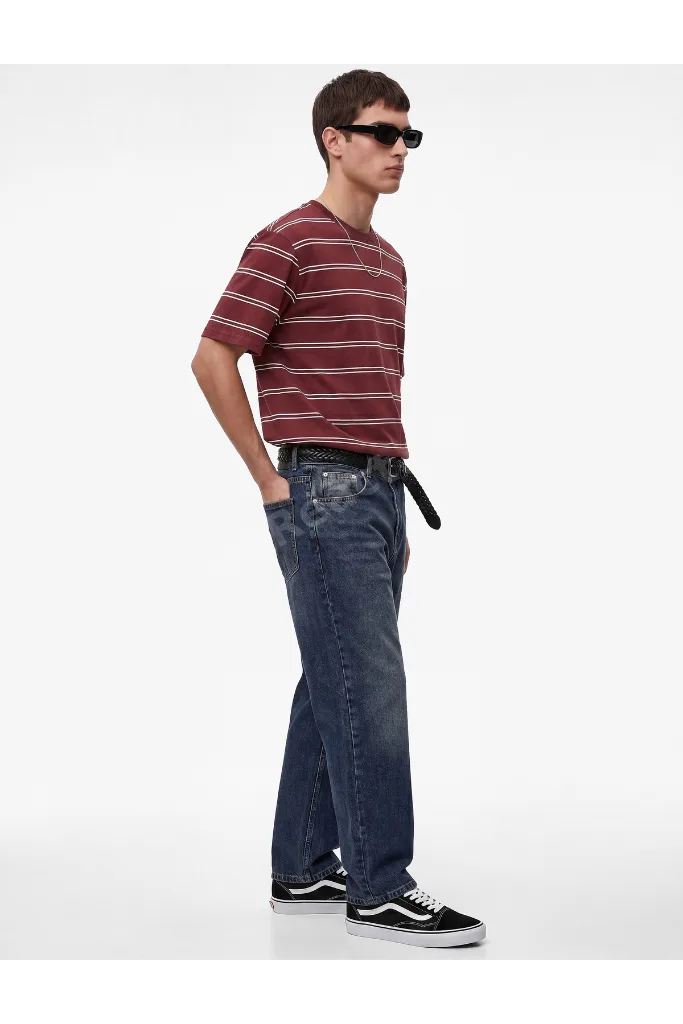 Normal Bel Vintage Straight Fit Jean Pantolon