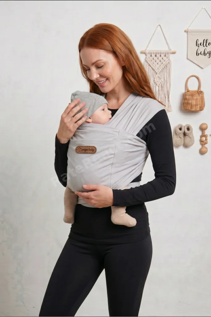 Anakucağı Cepli Bebek Taşıma Şalı, Bebek Askısı Sling