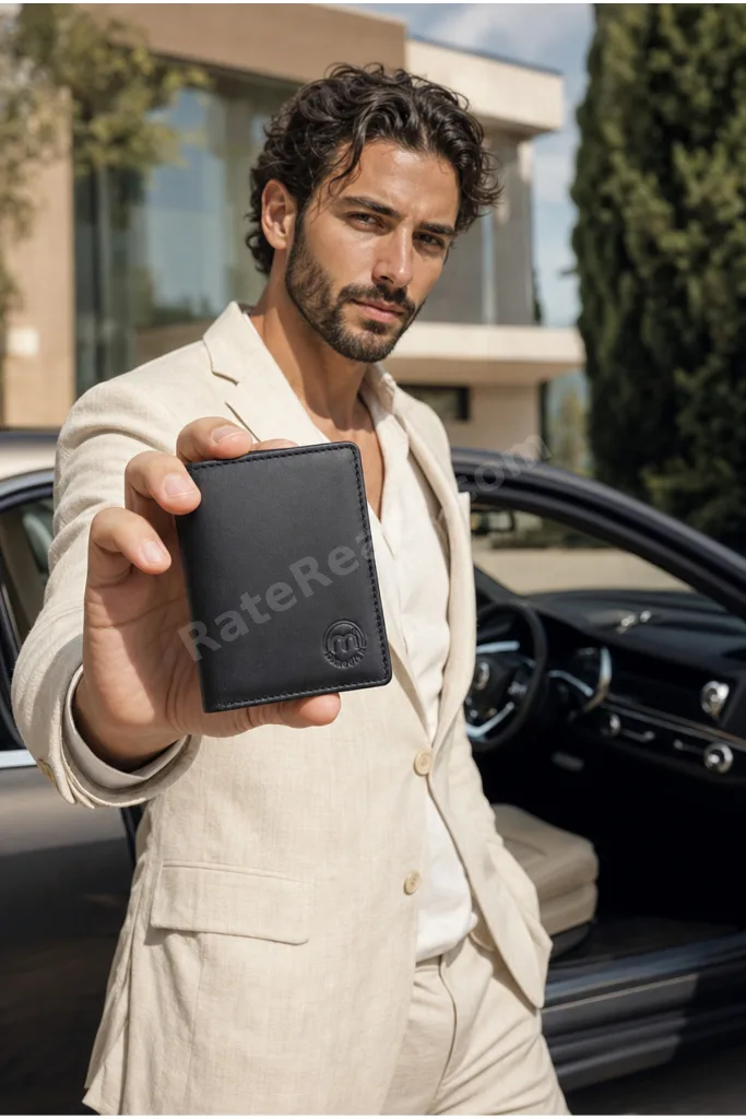 Signature 1794 Hakiki Deri Dikey Premium Minimal Erkek Kartlık Cüzdan – 10 Yıl Dikiş Garantili