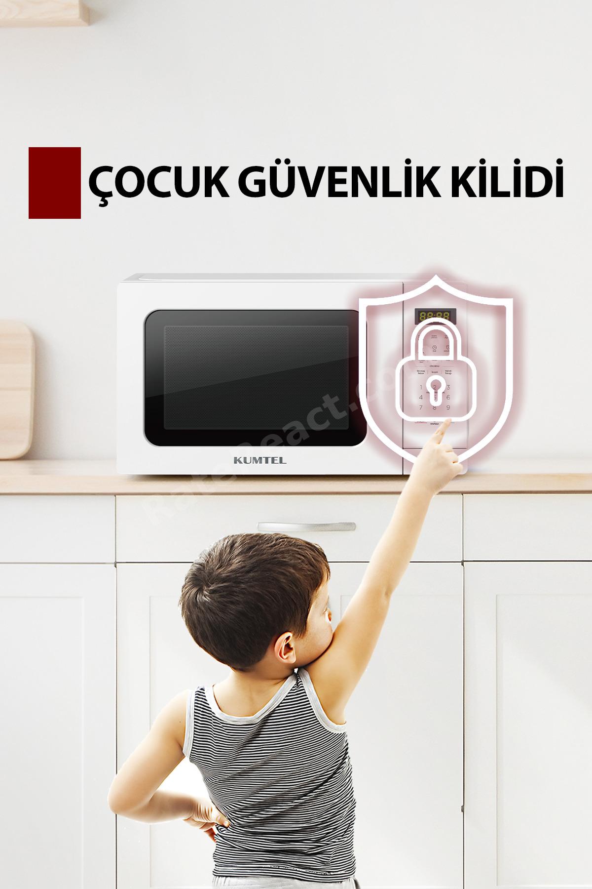 HM-11 Dijital Mikrodalga Fırın - Beyaz