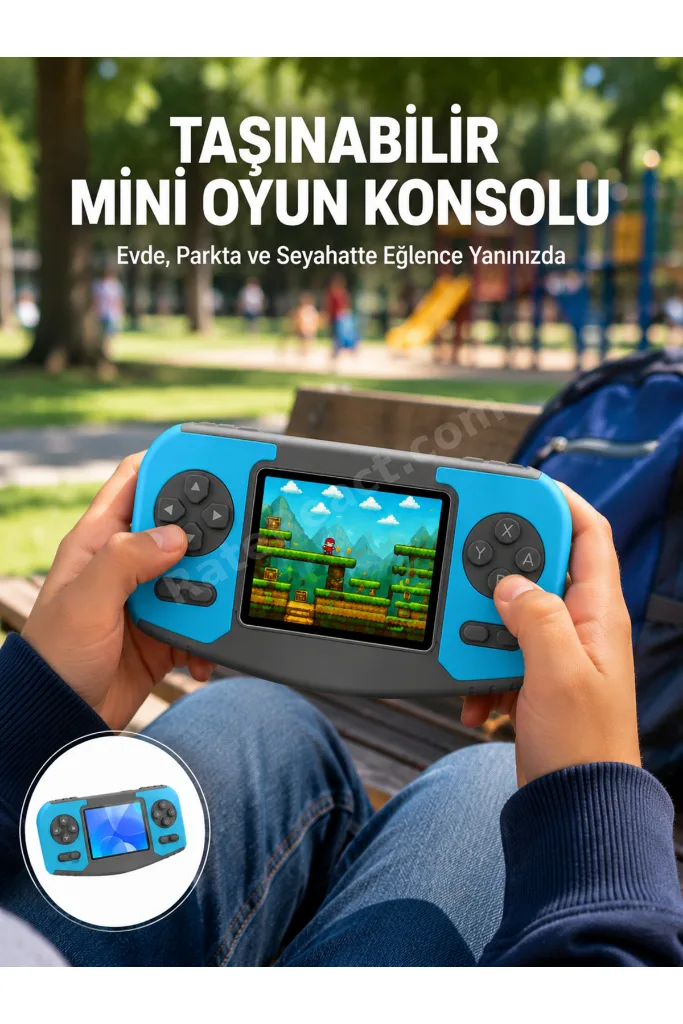 Taşınabilir Mini Video Oyun Konsolu Ergonomik Tasarım - LSNTKN-RS4937