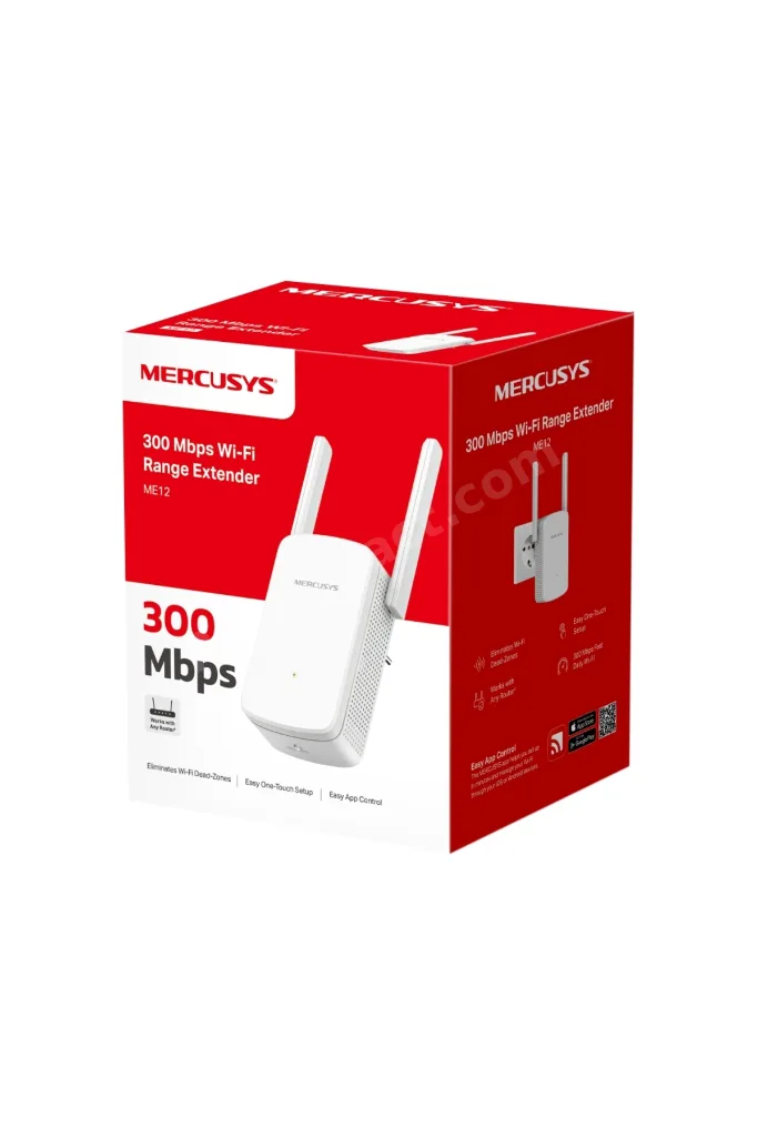 ME12 300 Mbps Wi-Fi Menzil Genişletici 2 Antenli Sinyal Güçlendirici Range Extander