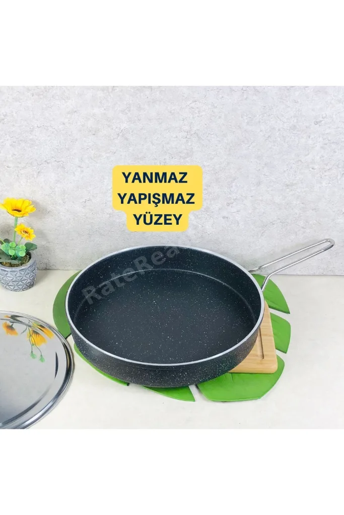 Granit Derin Balık Tavası 32 CM ( GÖZLEME TAVASI + BÖREK TAVASI)