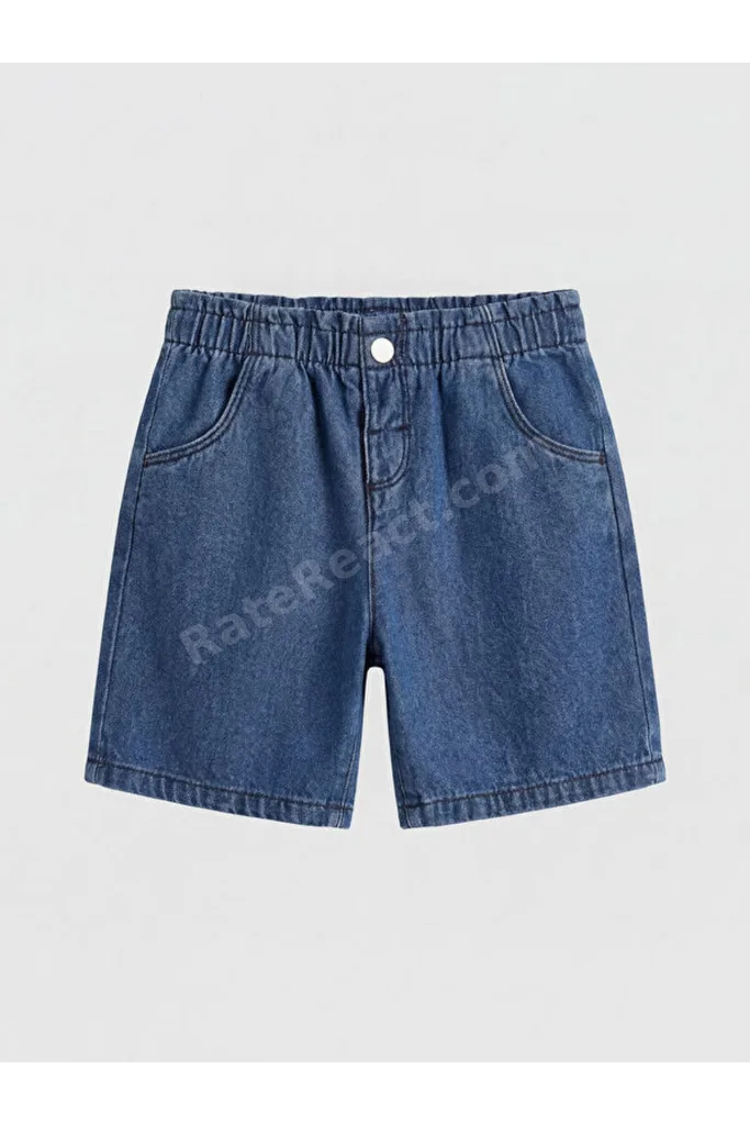 Freezen Store'dan I Beli Kordonlu Kız Bebek Denim Şort