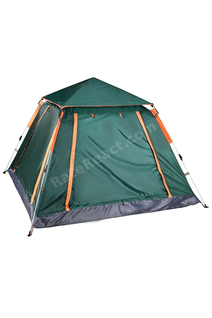 TAM OTOMATİK 4-6 KİŞİLİK TENTELİ KAMP ÇADIRI 240X240X155 CM (YEŞİL)