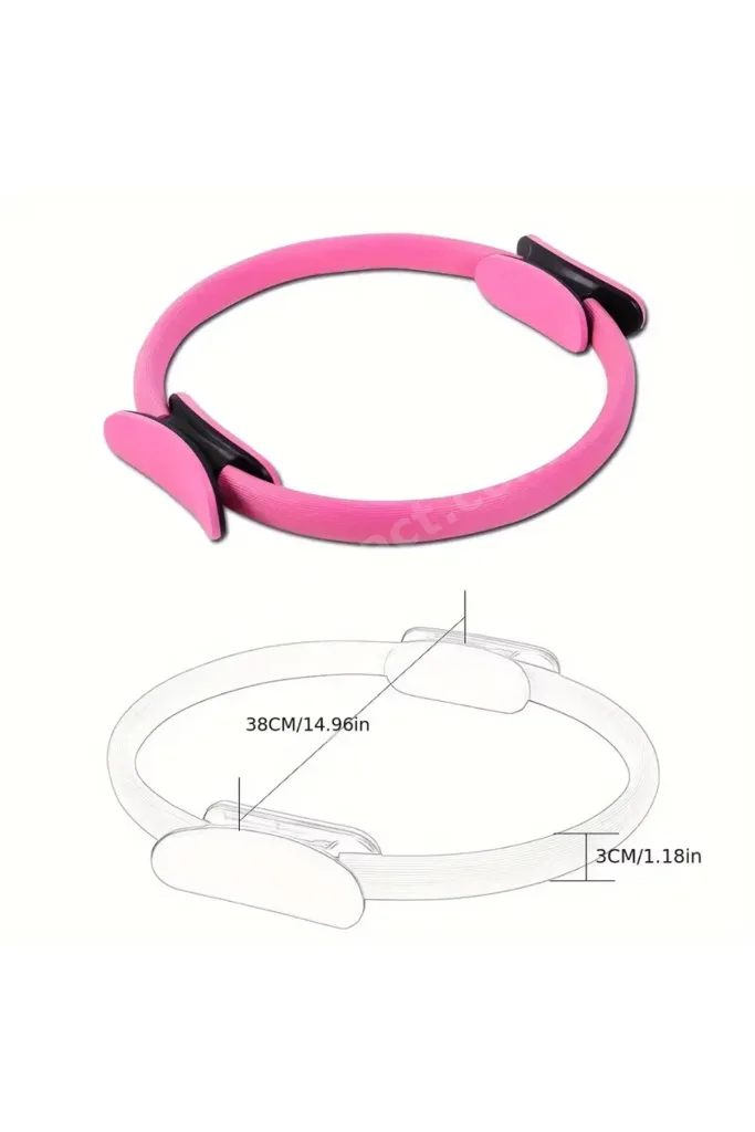 Pilates Egzersiz Çemberi 40 Cm Pilates Çemberi,Plates Halkası Spor Egzersiz Aleti Özel Tutmalı Model