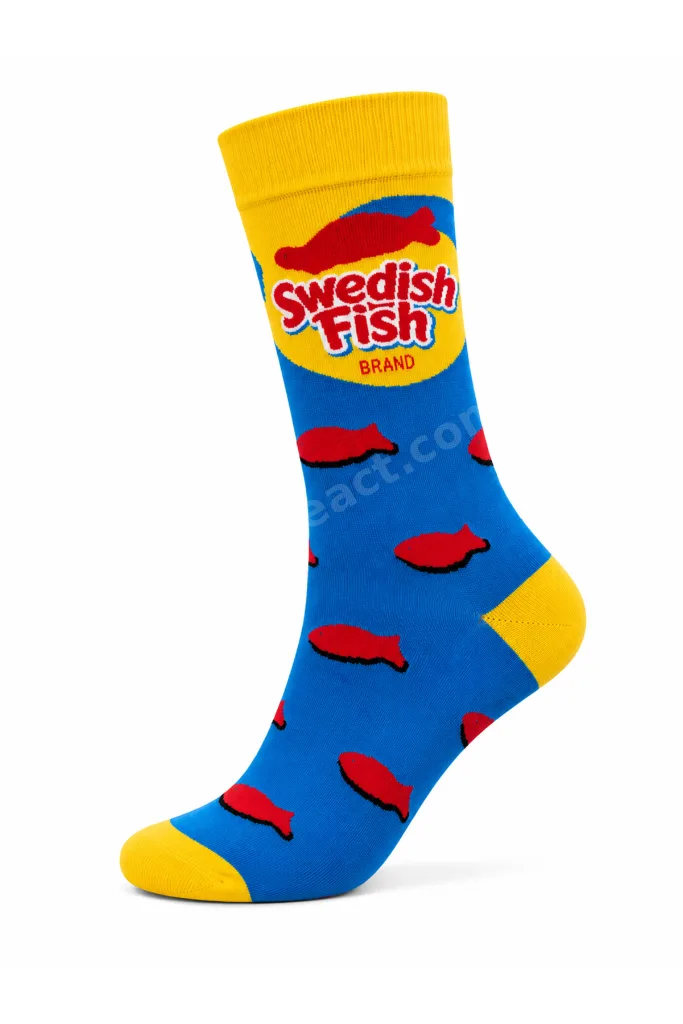 SWEDISH FISH DESENLİ EĞLENCELİ PREMIUM ÇORAP