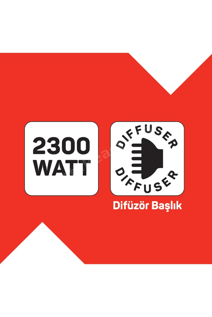 Hairstar Ion Difüzörlü Saç Kurutma Makinesi 2300W Gri - AR5119