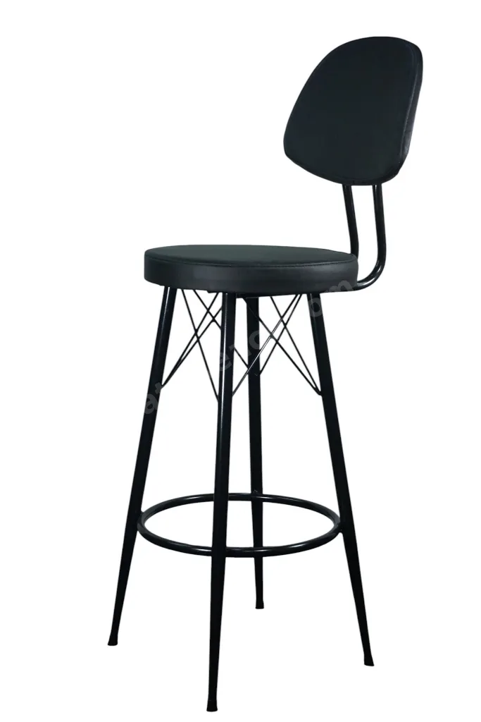 Has Bar Sandalyesi - 65 Cm Siyah 90 ile 100 Cm Arası Olan Ada & Masalara Uygundur