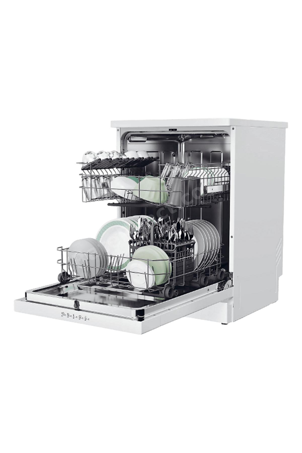 KDW 6015 E FS W E Enerji Sınıfı 13 Kişilik 5 Programlı Bulaşık Makinesi Beyaz