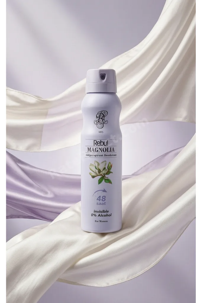 Magnolia Kadın Sprey Deodorant 150 ml - 48 Saat Etkili, Alkolsüz, Iz Bırakmaz