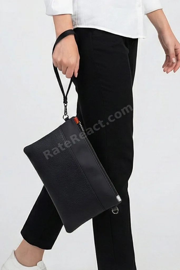 Suni Deri Clutch Çanta Portföy Çanta LD629