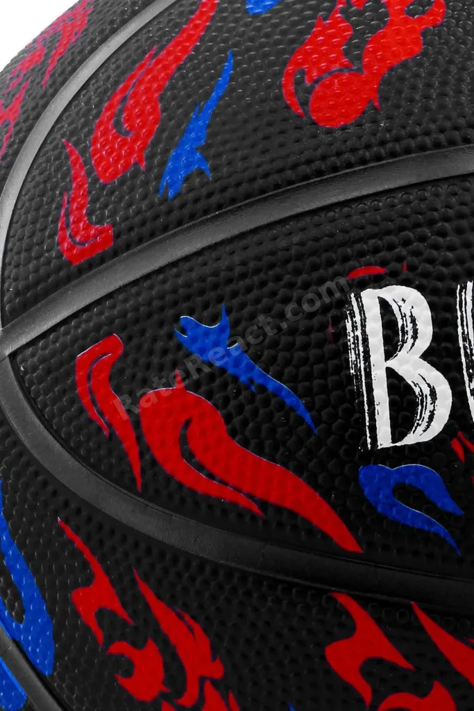 TB-500 Buzzers Basketbol Topu Pompalı Grafiti Kauçuk Dayanıklı Deep Channel Kabartma 7 NO