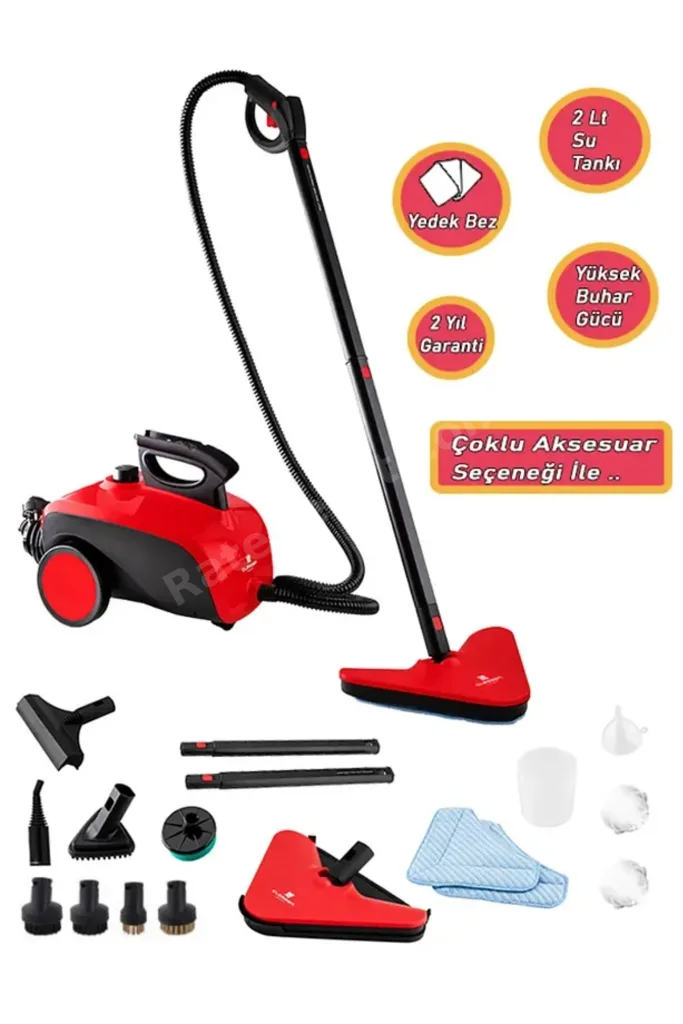 Classen Smart Çok Fonksiyonlu Güçlü Buharlı Temizleyici Makinesi (4887) NemereHome