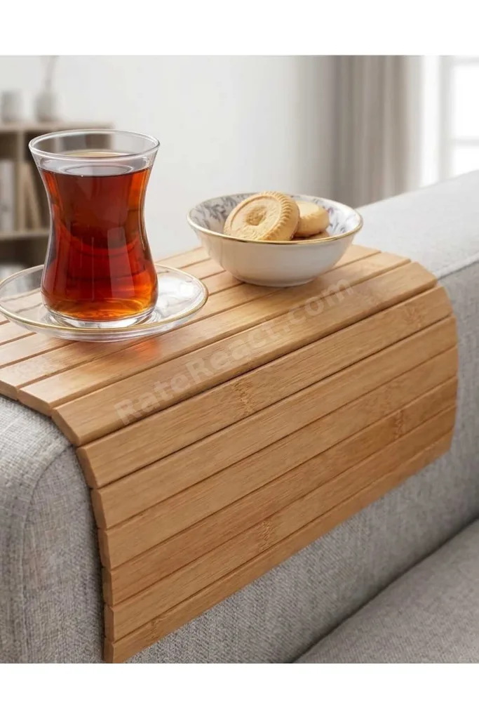 Bambu Koltuk Yanı Matı - Koltuk Matı 1 Adet - Elçi Home