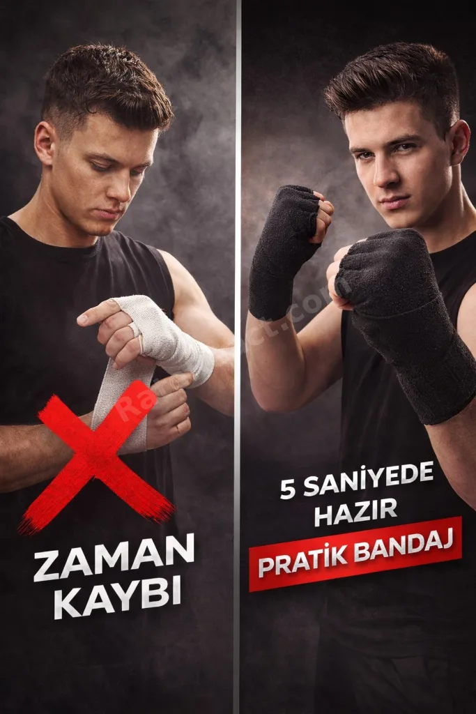 Boks Bandajı Kickboks Çorabı Seti Boks Kick Boks Muaythai Bandaj Çorap Seti
