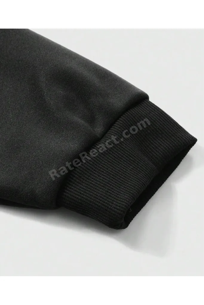 Kadın Moda Barclay Sokak Stili Hip-Hop Çift Katmanlı Kapüşonlu Sweatshirt Siyah