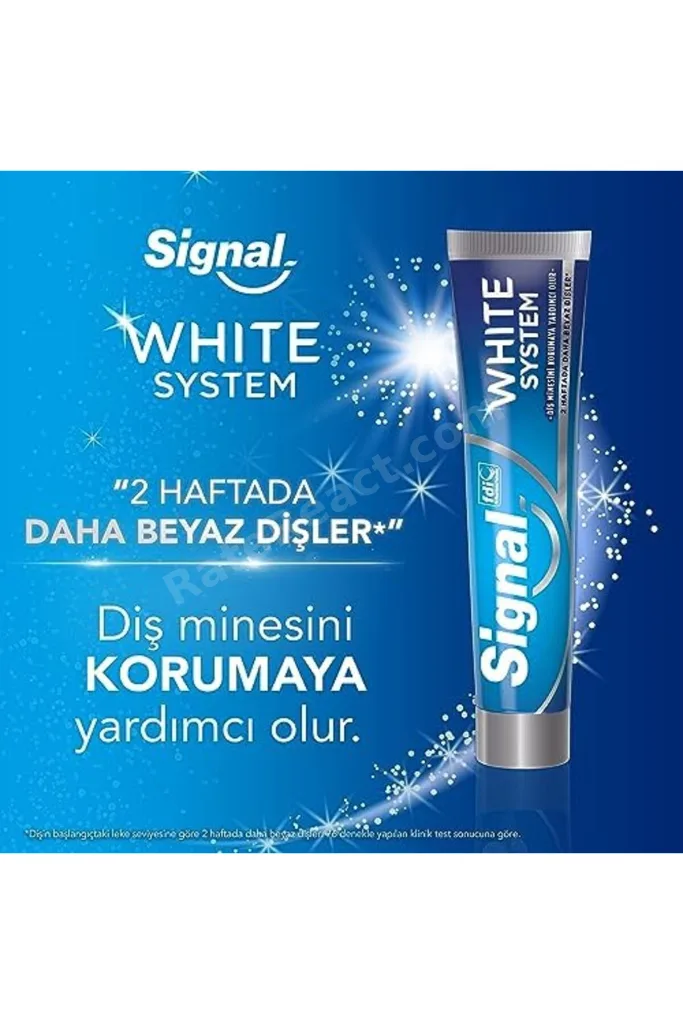 TTKTEKNOLOJİ Signal Diş Macunu Original 2 Haftada Daha Beyaz Dişler 75 ml TTKTEKNOLOJİ 2026 395519