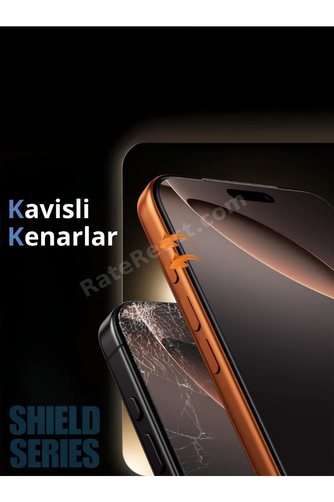 [Shield Hayalet] iPhone 17 Pro Uyumlu Hayalet ESD Anti-Statik Temperli Cam Ekran Koruyucu
