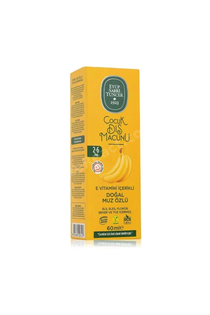 Doğal 5 Adet Muz Özlü Diş Macunu 60 ml, Rosie Hediye