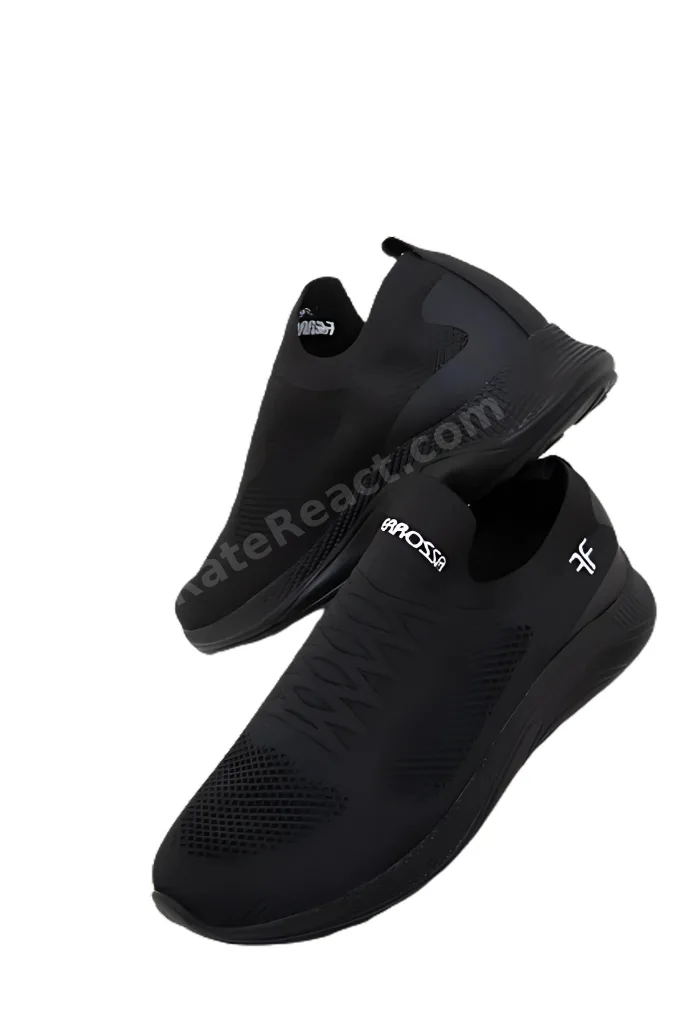 Ferrosa 041 Ortopedik Triko Siyah Rahat Unisex Spor Ayakkabı