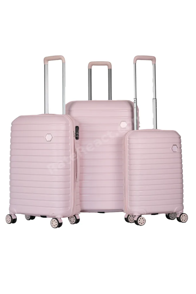 Vanille 3’lü Valiz Seti Soft Pink - 10663