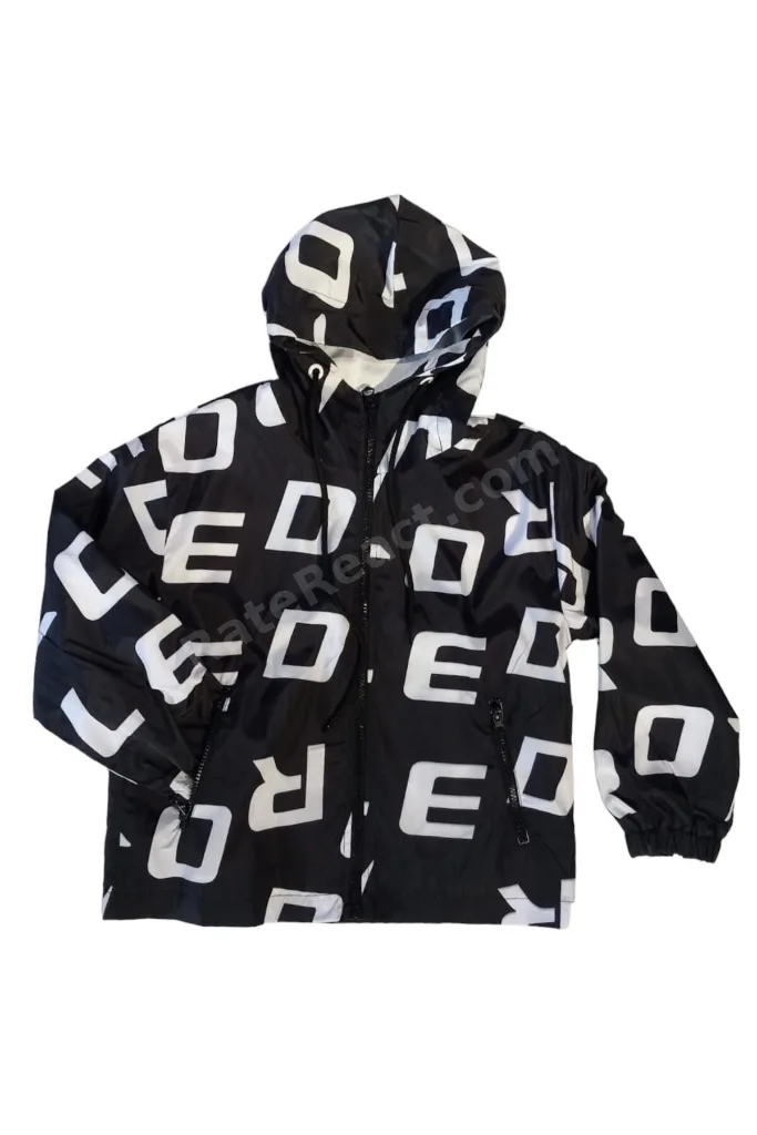 Mevsimlik Şık Ve Rahat Fermuarlı Kapüşonlu Çocuk Kıyafeti Unisex Sweatshirt