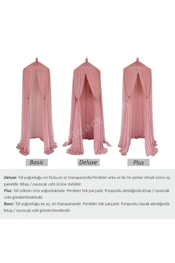 Tül Cibinlik Deluxe Dusty Rose