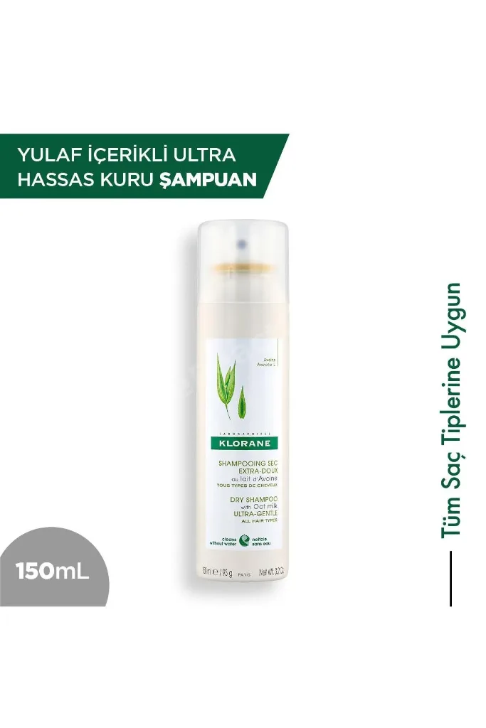 Yulaf Içerikli Ultra Hassas Kuru Şampuan 150 ml