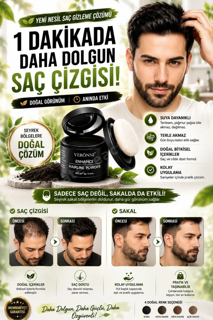 Yeni Nesil Saç Dolgunlaştırıcı Siyah Pudra Seyrek Sakal Saçlar için Saç Fiberi / Saç Ve Beyaz Kapatıcı Suda Çıkmaz