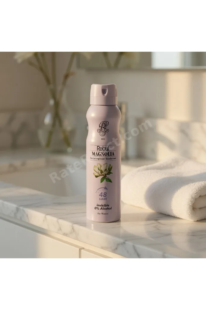 Magnolia Kadın Sprey Deodorant 150 ml - 48 Saat Etkili, Alkolsüz, Iz Bırakmaz