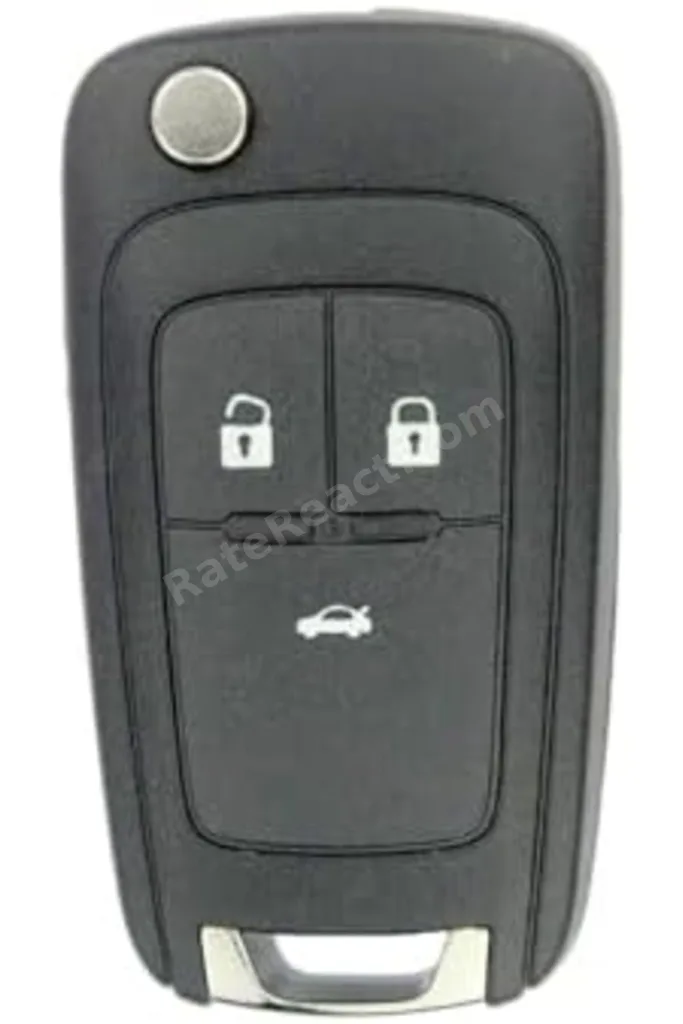 TTKTEKNOLOJİ AutoHan Keys Astra J, Insignia, Corsa E için, 3 Butonlu Anahtar Kabı, Siyah Anahtar Kas