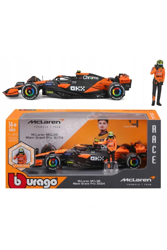 1:24 FORMULA 1 MCLAREN MCL38 MİAMİ GRAND PRİX 2024