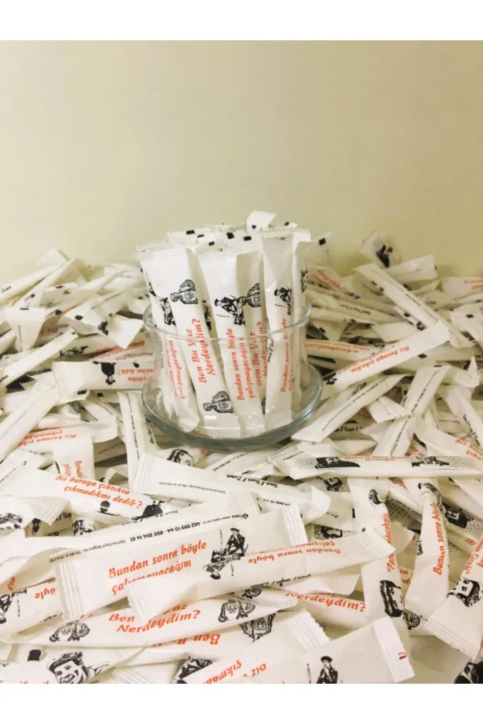 T-pack Yeşilçam Serisi Stick Şeker 3 Gr. X 1000 Adet 3 Kg
