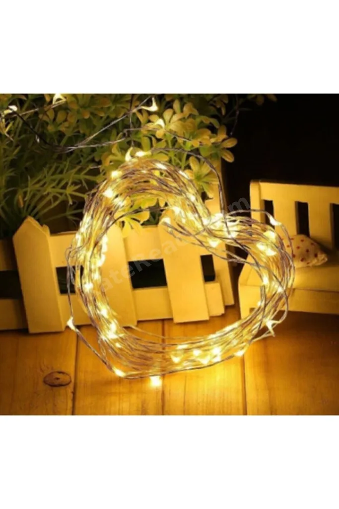 Peri Led 5 Metre Sarı Pilli Dekoratif Aydınlatma