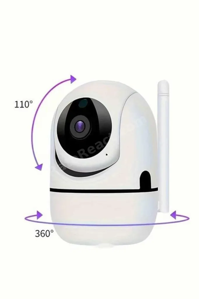 Baby Kamera Kablosuz 720P Beyaz 360 Derece Wifi Kamera Full HD 1080p NemereTechno